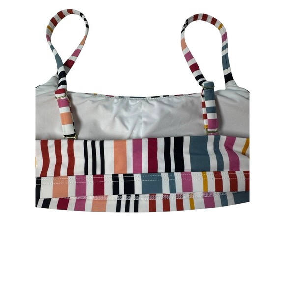 Madewell Second Wave Striped Pullover Bikini Top Size S Fast Shipping - Picture 7 of 10